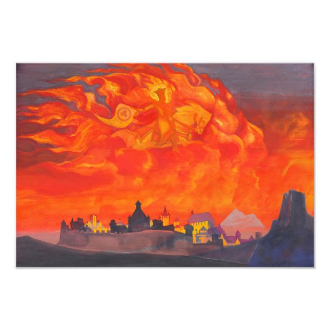 Sophia, den allsmäktige av Roerich Fototryck (Framsidan)