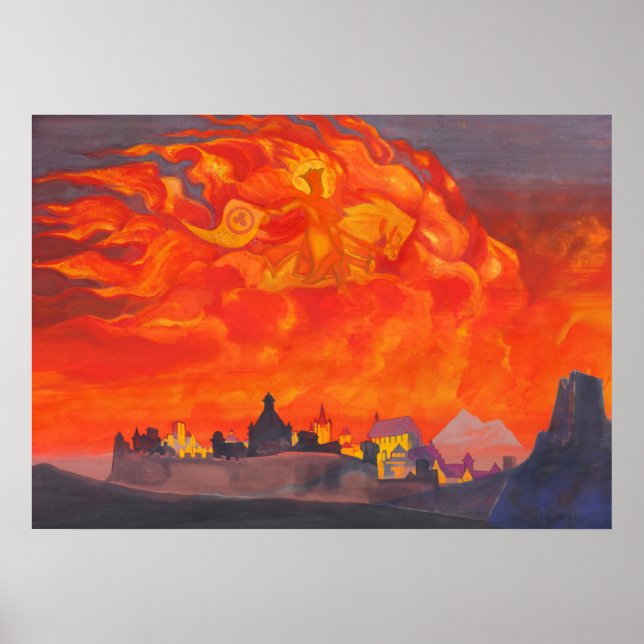 Sophia, den allsmäktige av Roerich Poster (Framsidan)