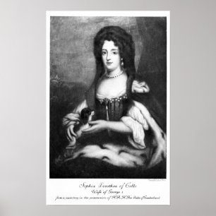 Sophia Dorothea av Celle Poster