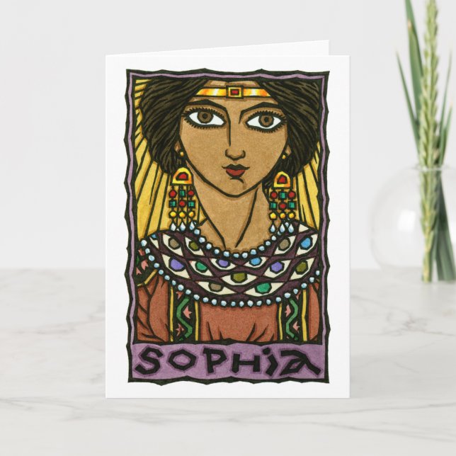 Sophia hälsningkort kort (Framsida)
