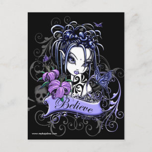 Sophia Lilly Tro Butterfly Fairy Postcard Vykort