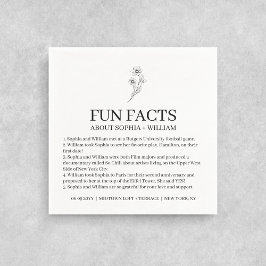 Sophia Modern Wedding Reception Roligt Facts Cockt Pappersservett