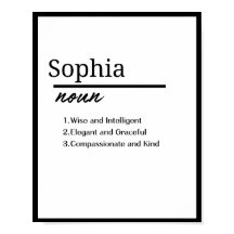 Sophia, Tjejen Personligt Namn Definition