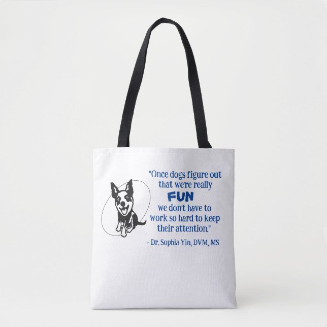 Sophia Yin Quote Tote #1 Tygkasse (Framsida)