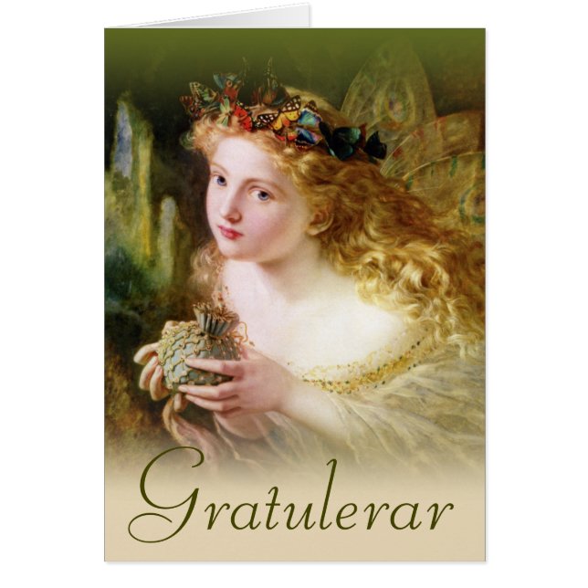 Sophie Andersson Fedrottning CC0484 Födelse dagsko Hälsningskort (Framsidan)