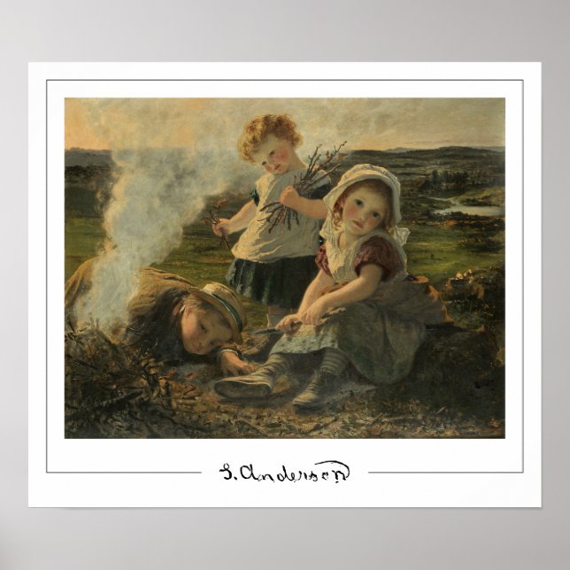 Sophie Gengembre Anderson Zedign Art Poster #4 (Framsidan)