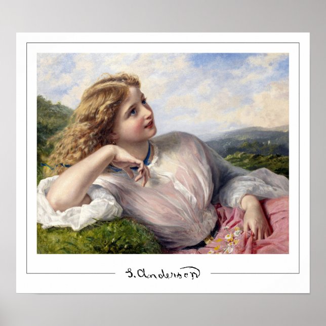 Sophie Gengembre Anderson Zedign Art Poster #8 (Framsidan)