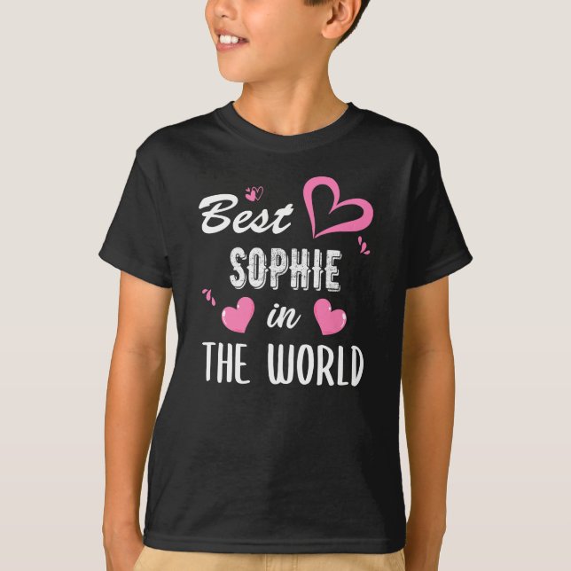 Sophie Namn, Best Sophie in the World T Shirt (Framsida)