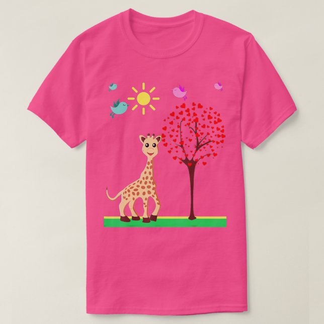 Sophie the giraffe t shirt (Design framsida)