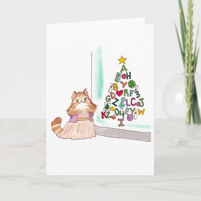 Sophies hälsningskort Träd Kort (Framsida)