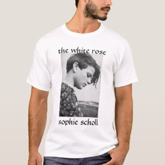 SophieScholl vit ros, sophiescholl T-shirt