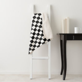 Sophisticated Black and White Checkered Pattern