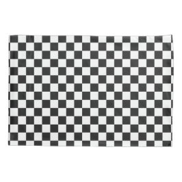 Sophisticated Black and White Checkered Pattern