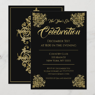 Sophisticated Elegance Party-inbjudan Inbjudningar