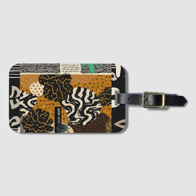 Sophisticated Luxury African Asian Caribbean Bagagebricka (Framsida horisontal)
