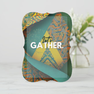 Sophisticated Luxury African Asian Caribbean Inbjudningar