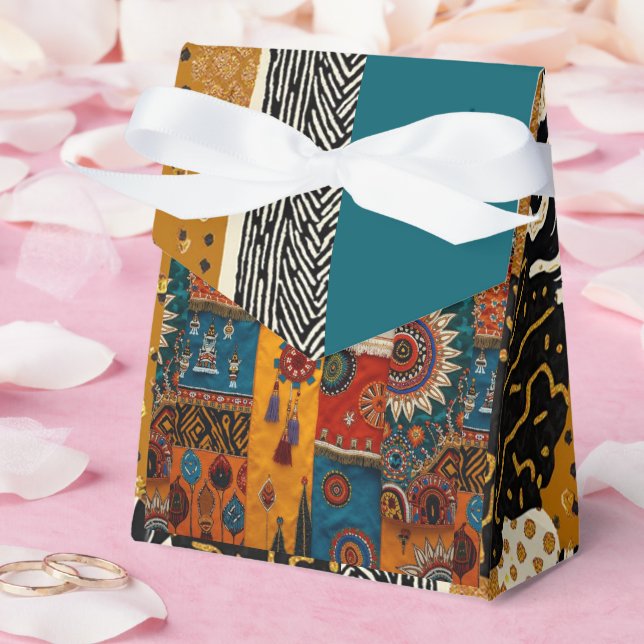 Sophisticated Luxury African Asian Caribbean  Presentaskar (Bröllop)