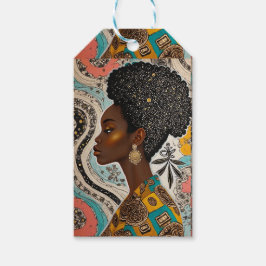 Sophisticated luxury African, Asian, Caribbean Presentetikett