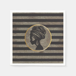 Sophisticated Luxury African Caribbean Mudcloth Pappersservett