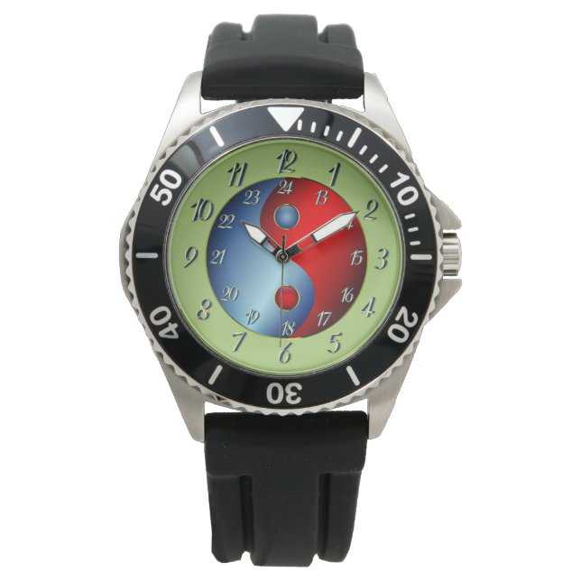 Sophisticated Olive - Yen Yang Watch Armbandsur (Framsida)
