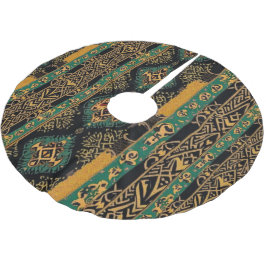 Sophisticated Souful Holiday Elegant Julgransmatta Borstad Polyester