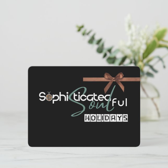 Sophisticated Soul    Julkort (Stående Fram)