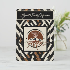 Sophisticated Soulful Family Reunion Inbjudningar