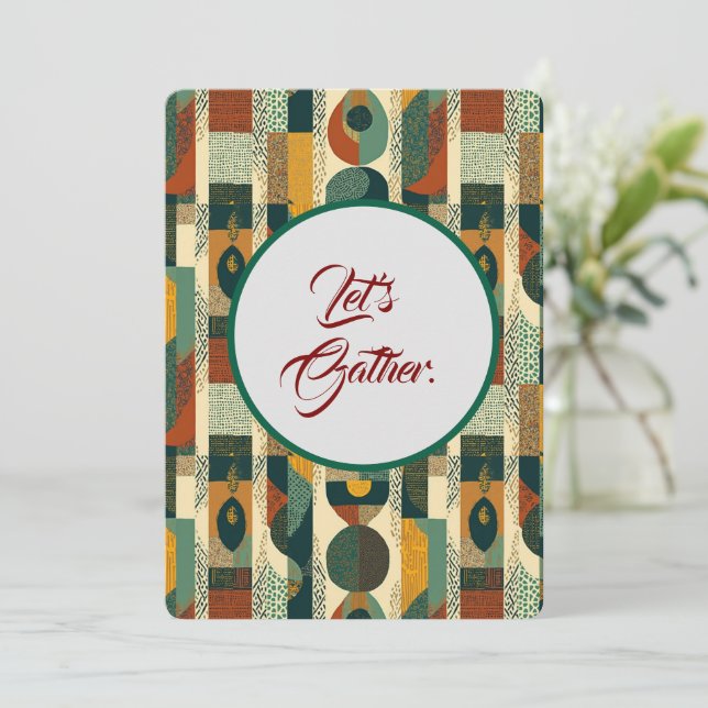 Sophisticated Soulful Inbjudningar (Stående Fram)