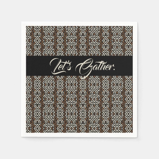 Sophisticated Soulful   Pappersservett (Framsidan)