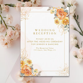 Sophisticated spring wedding with orange blossoms tilläggskort
