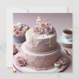 SOPHISTIKAT 5:E BRÖLLOP-ÅRSDAGEN INBJUDNINGAR