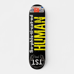 SOPHISTIKAT HUMANT 7¾-tumsskiva Mini Skateboard Bräda 18,5 Cm