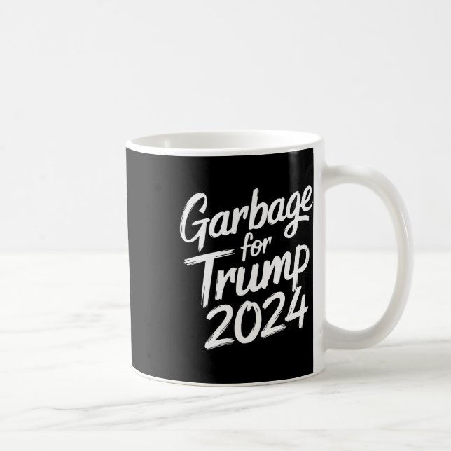 Sopor är inte Sopor votering Tru för trumf 2024 Kaffemugg (Höger)
