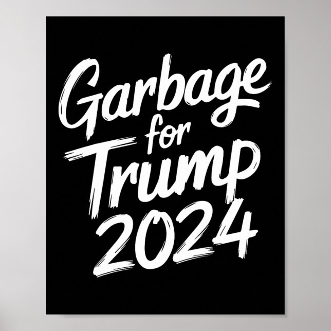 Sopor är inte Sopor votering Tru för trumf 2024 Poster (Framsidan)