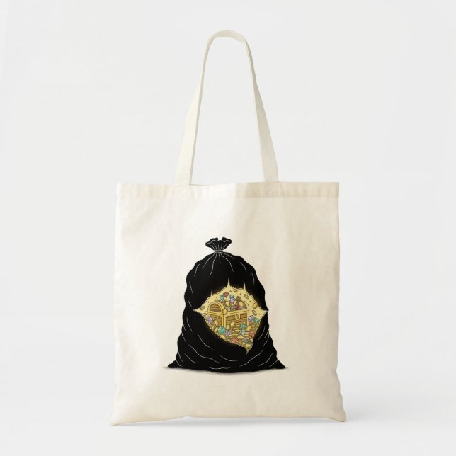 Sopor Bag Treasure Chest | Funny Gömt Treasure I Tygkasse (Framsidan)