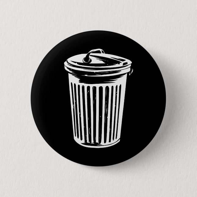 Sopor can Halloween Costume Garge can Trashcan Cos Knapp (Framsida)