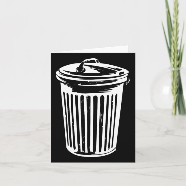 Sopor can Halloween Costume Garge can Trashcan Cos Kort (Framsida)
