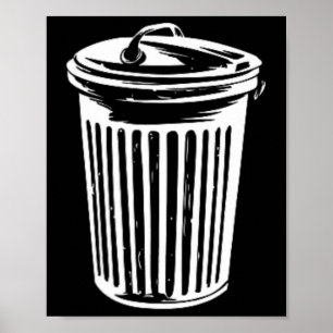 Sopor can Halloween Costume Garge can Trashcan Cos Poster