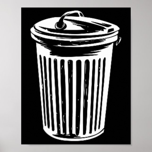 Sopor can Halloween Costume Garge can Trashcan Cos Poster (Framsidan)