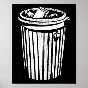 Sopor can Halloween Costume Garge can Trashcan Cos Poster