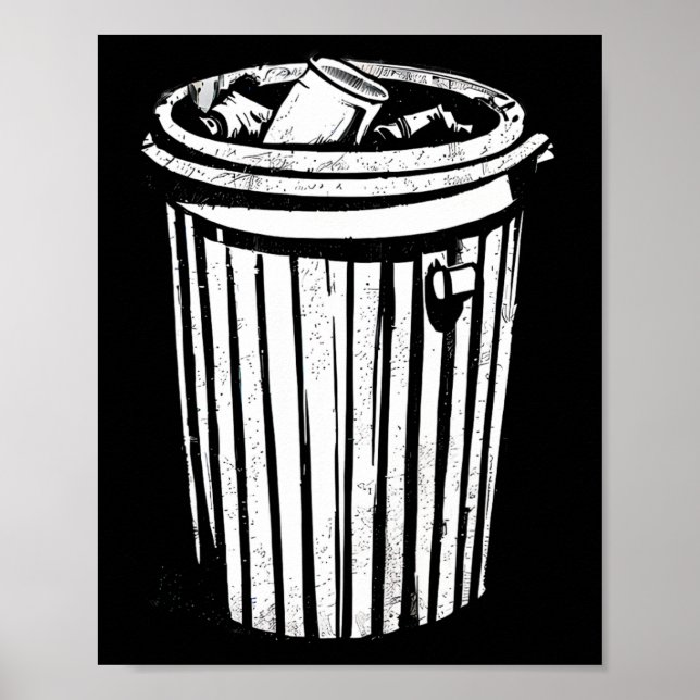 Sopor can Halloween Costume Garge can Trashcan Cos Poster (Framsidan)