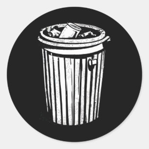 Sopor can Halloween Costume Garge can Trashcan Cos Runt Klistermärke