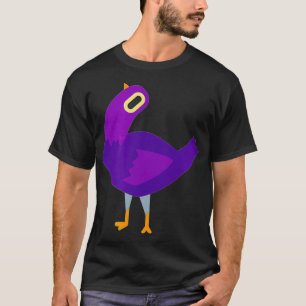 Sopor Dove Emoji Shirt - Lila Pigeon Tee Shirt