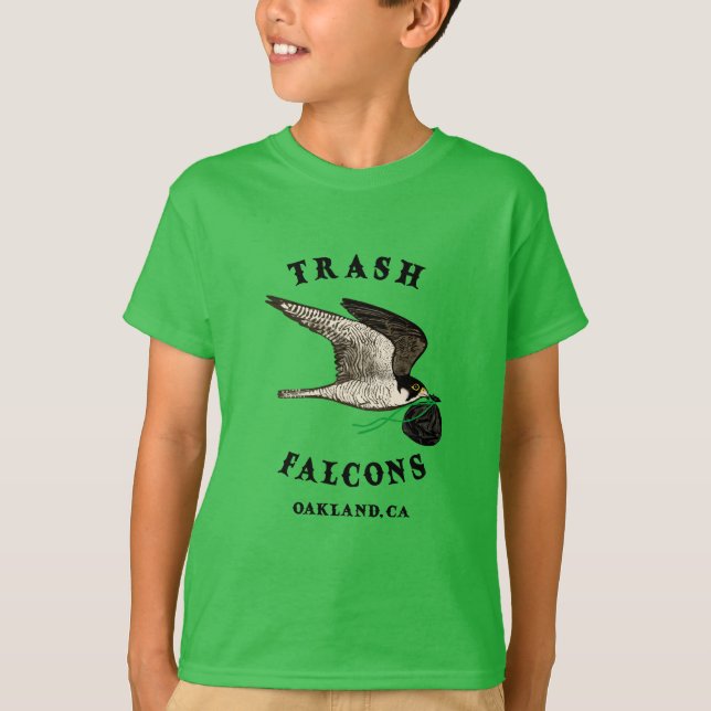 Sopor Falcons Kids Tee - Oakland Grönt (Framsida)