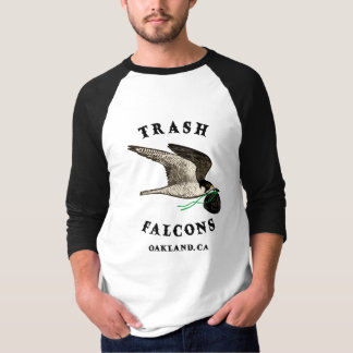 Sopor Falcons Officiell BaseballTee - svarta Sleev T Shirt
