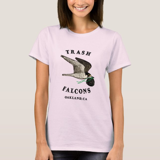 Sopor Falcons Officiell Tee Shirt - Rosa (Framsida)