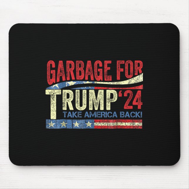 Sopor för Trump 2024 Funny Trump Supporter Musmatta (Framsidan)