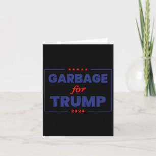 Sopor för Trump 2024 Roligt Trump-stöd 1 Kort