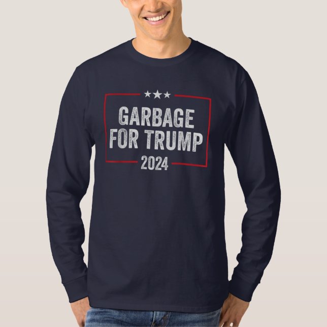Sopor för Trump 2024 T Shirt (Framsida)