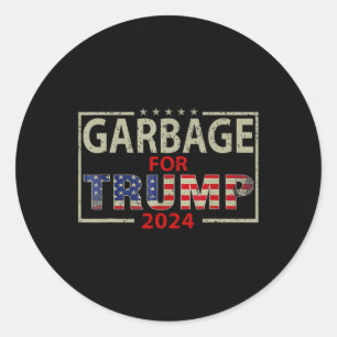 Sopor för Trump 2024 Tees Trump Supporter 2024 Runt Klistermärke
